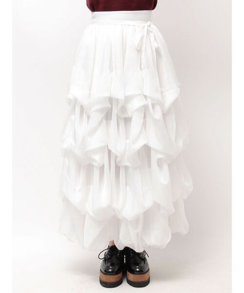 セール】ランダムタックバルーンスカート（スカート）｜dazzlin