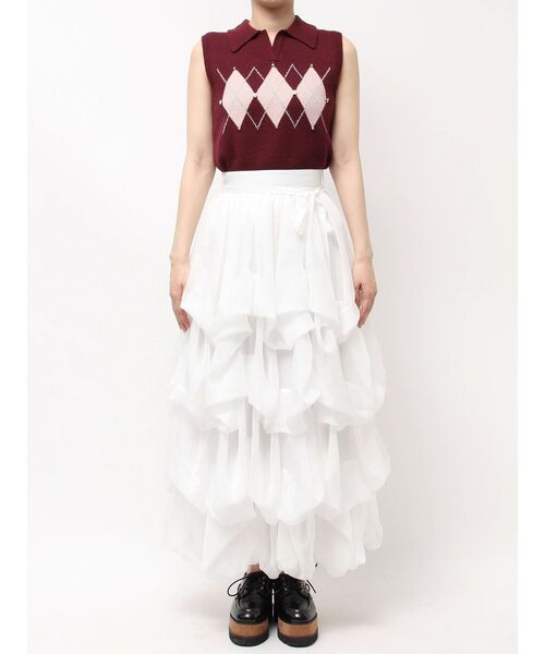 ランダムタックバルーンスカート（スカート）｜dazzlin