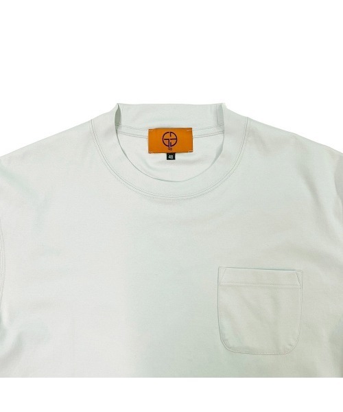 g-stage(ジーステージ)の「接触冷感 防縮 防シワ クルーネック ショートスリーブTシャツ(Tシャツ/カットソー・メンズ・ホワイト/ライトグレー/ブラック/ネイビー・46/48/50)」の12枚目の写真