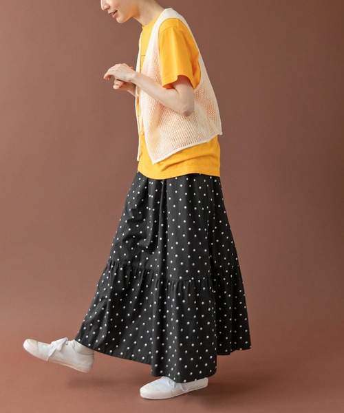 PAR ICI（パーリッシィ）の「LOOP YARN リボンベスト（ベスト・レディース・ホワイト・FREE）」の11枚目の写真