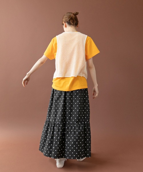 PAR ICI（パーリッシィ）の「LOOP YARN リボンベスト（ベスト・レディース・ホワイト・FREE）」の12枚目の写真