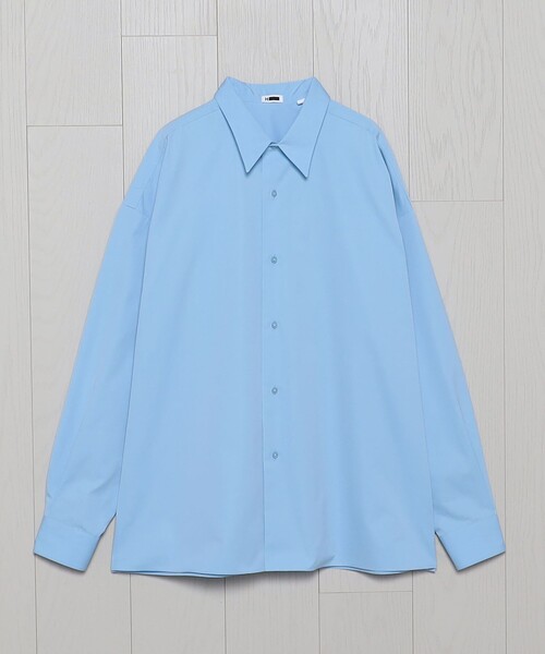 H　BEAUTY&YOUTH UNITED ARROWS（エイチビューティーアンドユースユナイテッドアローズ）の「＜H＞ソリッド プランプ ワンピースカラーシャツ（シャツ/ブラウス・メンズ・ライトピンク/ライトブルー・L/S/M）」の2枚目の写真