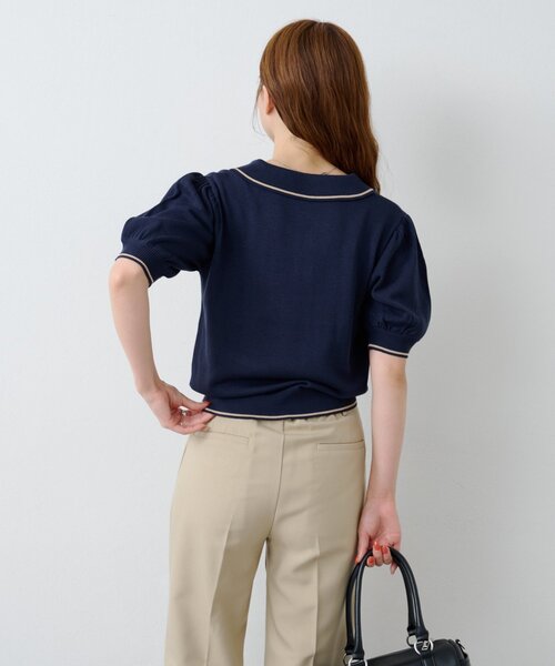 ぽぽろん出品 新色追加】B ラインニットポロ（ポロシャツ）｜Kastane