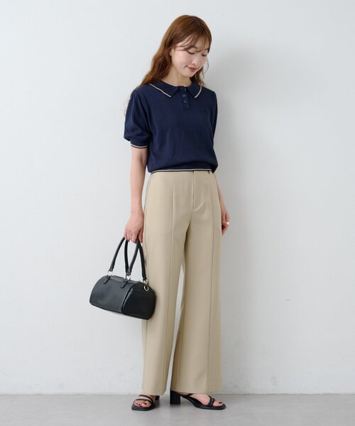 ぽぽろん出品 新色追加】B ラインニットポロ（ポロシャツ）｜Kastane
