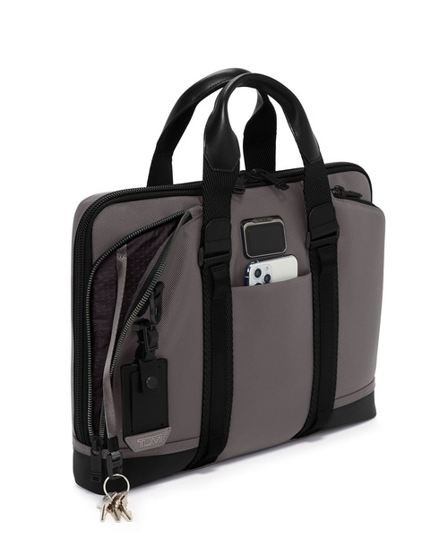 TUMI(トゥミ)の「ALPHA BRAVO 「アカデミー」ブリーフ(A4/PC15インチまで対応)(ビジネスバッグ・メンズ・チャコールグレー・FREE)」の5枚目の写真