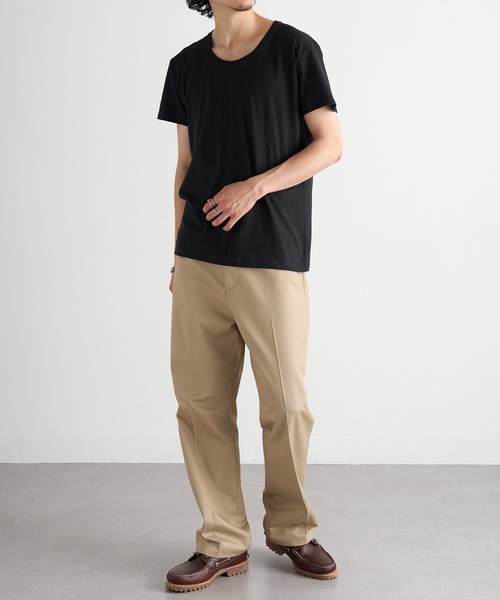 TRUSS(トラス)の「【TRUSS】スリムフィット UネックTシャツ SFU-114(Tシャツ/カットソー・レディース・ホワイト/グレー/ブラック/オフホワイト/イエロー/ピンク/スカイブルー・S/M/L)」の20枚目の写真