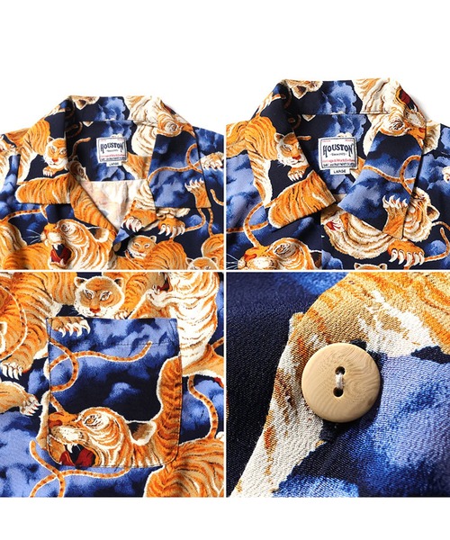 houston アロハシャツ　百虎 楽天市場】HOUSTON / ヒューストン 41022 ALOHA SHIRT(百虎