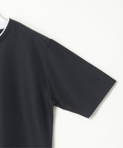 ikka（イッカ）の「【プチプラ1990円（税抜）】【吸水速乾】ドライ鹿の子レイヤードTシャツ5分袖（Tシャツ/カットソー・メンズ・ライム/ピンク/ベージュ/ネイビー/エメラルドブルー・S/M/L/XL）」の20枚目の写真