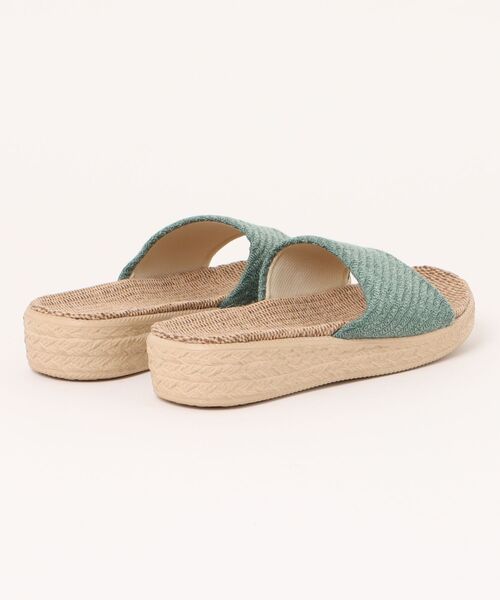 and it_（アンドイット）の「無地厚底ジュートサンダル（サンダル・メンズ・イエロー/ブルーグリーン/コーラル・M/L）」の4枚目の写真
