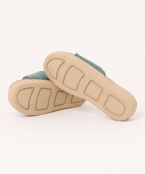 and it_（アンドイット）の「無地厚底ジュートサンダル（サンダル・メンズ・イエロー/ブルーグリーン/コーラル・M/L）」の5枚目の写真