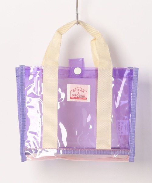 Ocean&Ground（オーシャン&グラウンド）の「ﾐﾆﾌﾟｰﾙBAG LANA'I（スイムグッズ・キッズ・チャコール/ラベンダー/マスタード/ブルー系その他/グリーン/ピンク/レッド・FREE）」の4枚目の写真