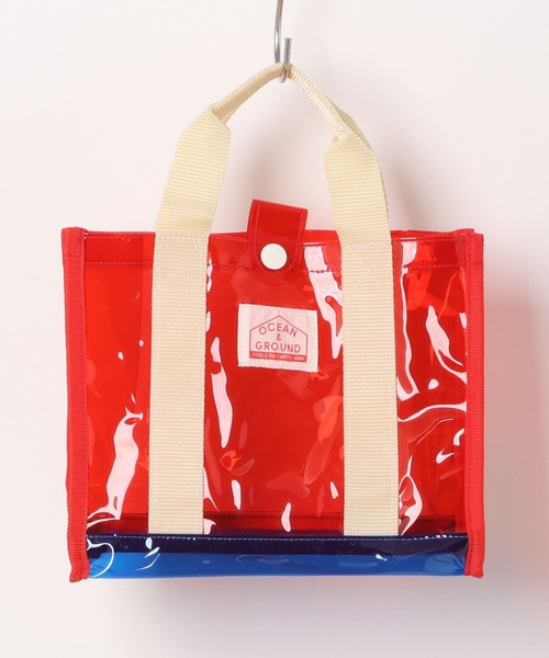 Ocean&Ground（オーシャン&グラウンド）の「ﾐﾆﾌﾟｰﾙBAG LANA'I（スイムグッズ・キッズ・チャコール/ラベンダー/マスタード/ブルー系その他/グリーン/ピンク/レッド・FREE）」の7枚目の写真