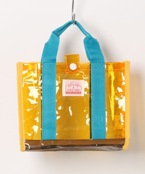 Ocean&Ground（オーシャン&グラウンド）の「ﾐﾆﾌﾟｰﾙBAG LANA'I（スイムグッズ・キッズ・チャコール/ラベンダー/マスタード/ブルー系その他/グリーン/ピンク/レッド・FREE）」の5枚目の写真