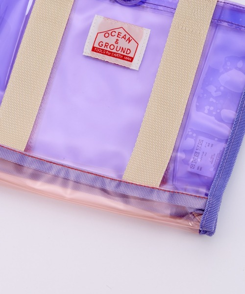 Ocean&Ground（オーシャン&グラウンド）の「ﾐﾆﾌﾟｰﾙBAG LANA'I（スイムグッズ・キッズ・チャコール/ラベンダー/マスタード/ブルー系その他/グリーン/ピンク/レッド・FREE）」の11枚目の写真