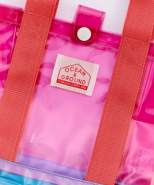 Ocean&Ground（オーシャン&グラウンド）の「ﾐﾆﾌﾟｰﾙBAG LANA'I（スイムグッズ・キッズ・チャコール/ラベンダー/マスタード/ブルー系その他/グリーン/ピンク/レッド・FREE）」の22枚目の写真