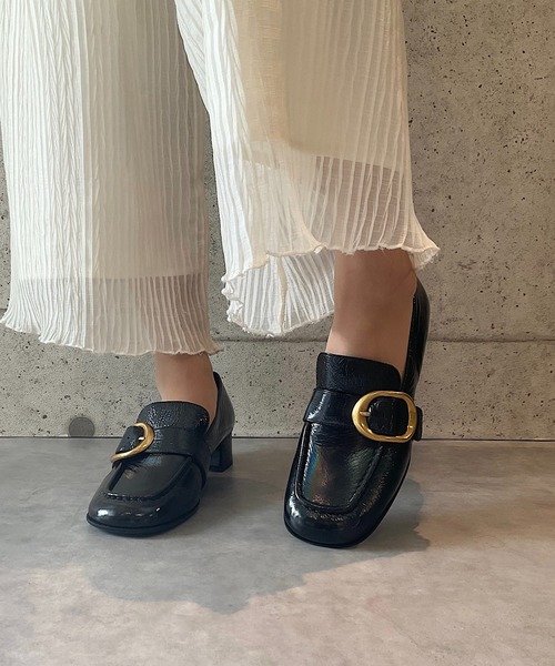 Jeffrey Campbell（ジェフリーキャンベル）の「チャンキーヒールローファー（ローファー・レディース・ブラック/ブラウン・35/36/37/38/39）」の5枚目の写真