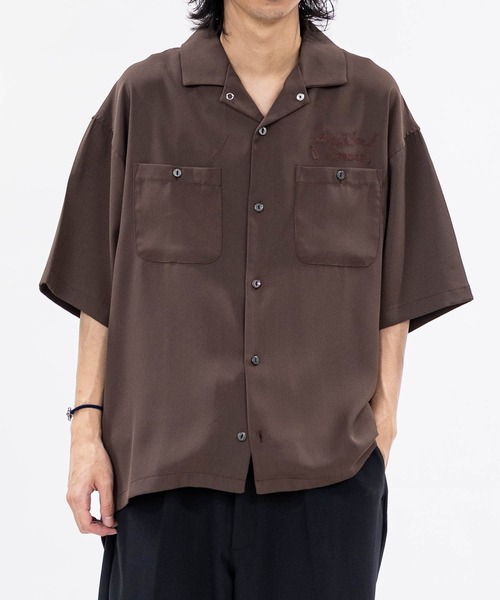 JOHN'S CLOSET(ジョンズクローゼット)の「【q】バック刺繍 ボーリングシャツ ボトル/ビール(シャツ/ブラウス・メンズ・ブラック系2/ブラウン系2/ブラック系1/ネイビー系1・MEDIUM/LARGE)」の21枚目の写真