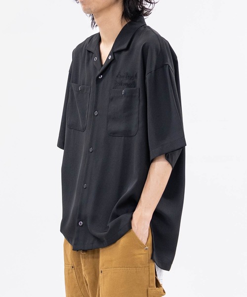 JOHN'S CLOSET(ジョンズクローゼット)の「【q】バック刺繍 ボーリングシャツ ボトル/ビール(シャツ/ブラウス・メンズ・ブラック系2/ブラウン系2/ブラック系1/ネイビー系1・MEDIUM/LARGE)」の16枚目の写真