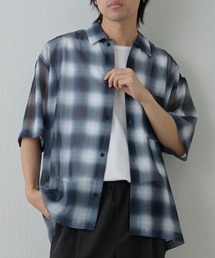 COLONY 2139 | メッシュオンブレチェック半袖シャツ(シャツ/ブラウス)
