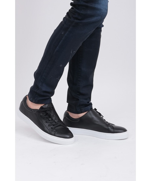 TORNADO MART（トルネードマート）の「ﾂｲｽﾄｴｯｼﾞｽﾆｰｶｰ（スニーカー・メンズ・ホワイト/ブラック・L/M/S）」の2枚目の写真