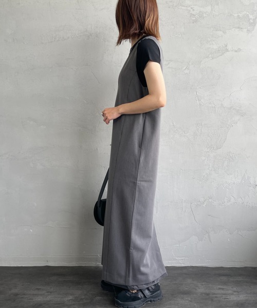 anuke（アンヌーク）の「[anuke/アンヌーク] カットオフ Vネック 