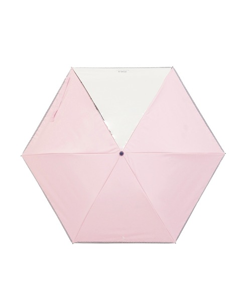 キッズ 遮光 晴雨兼用折りたたみ日傘 ”POLO ストライプ