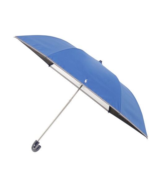 新品未使用　ポロラルフローレン　晴雨兼用　おりたたみ傘　ストライプ　お洒落　高級 遮光 晴雨兼用折りたたみ日傘 ”ストライプドット”（折りたたみ傘