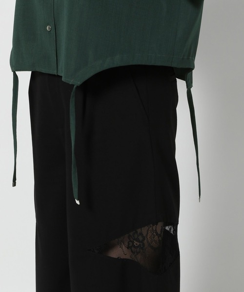 HARE（ハレ）の「リネンライクショートシャツ(HARE)（シャツ/ブラウス・レディース・ブラック/グリーン・FREE）」の22枚目の写真