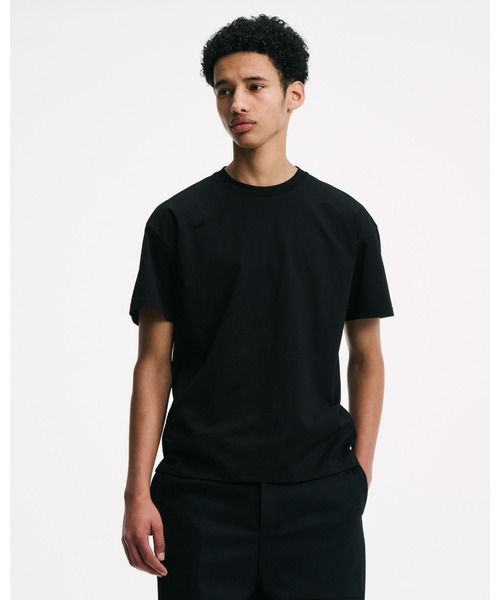 SOPHNET.(ソフネット)の「LUSTER COTTON ESSENTIAL S/S TEE(Tシャツ/カットソー・メンズ・ブラック/グレイッシュベージュ/ホワイト・3/1/2/4/5)」の4枚目の写真