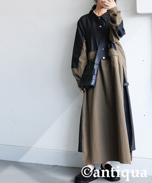 antiqua（アンティカ）の「スエード調サボサンダル（サンダル・レディース・ブラック/ホワイト系その他・23/25/24）」の11枚目の写真