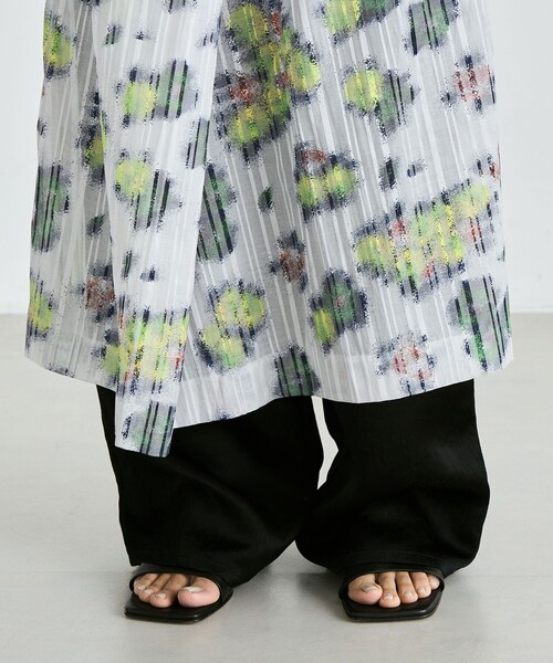 セール】フラワープリント ラップスカート（スカート）｜EDITION