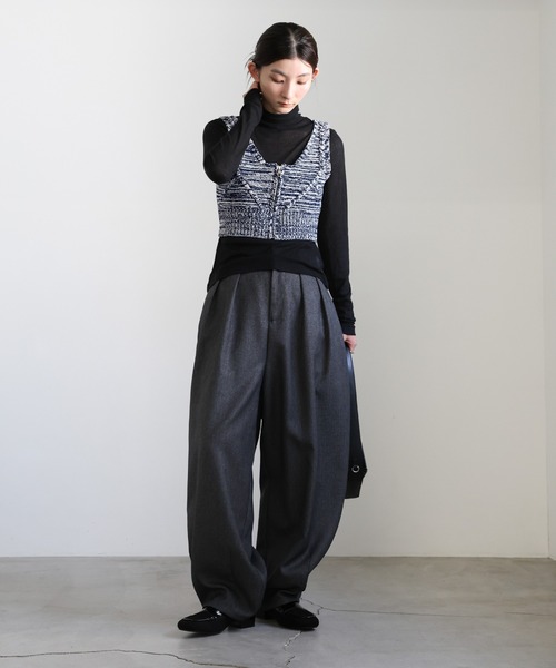 RBS ニット ビスチェ ベスト Ray BEAMS（レイビームス）の「Ray BEAMS / RIB ニット ビスチェ
