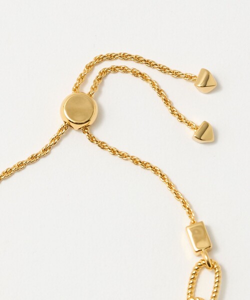 UNITED ARROWS（ユナイテッドアローズ）の「ADJ チェーン ブレスレット（ブレスレット・レディース・ゴールド/シルバー・FREE）」の10枚目の写真