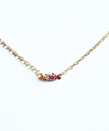 K10 誕生石 シンプル ネックレス（ネックレス）｜sowi（ソーイ