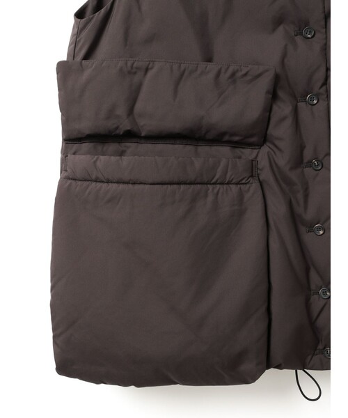 mizuiroind（ミズイロインド）の「mizuiro ind ダウンベスト（ベスト・レディース・ブラック/ライトグレー/ブラウン・FREE）」の20枚目の写真