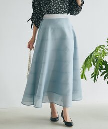 La boutique BonBon | 【お上品シルエット・低身長サイズあり】シアーサーキュラー切り替えスカート(スカート)