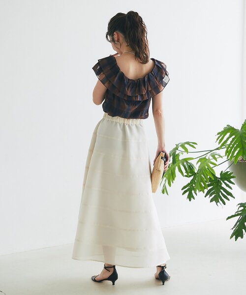 la boutique bonbon リボン　スカート 5thLOVE】ビッグリボンナロースカート | La boutique BonBon