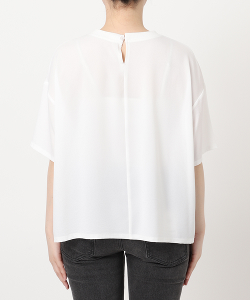 JOURNAL STANDARDレリューム 2WAYジョーゼットロゴTEE 追加》2WAYジョーゼットロゴTEE（Tシャツ/カットソー）｜JOURNAL