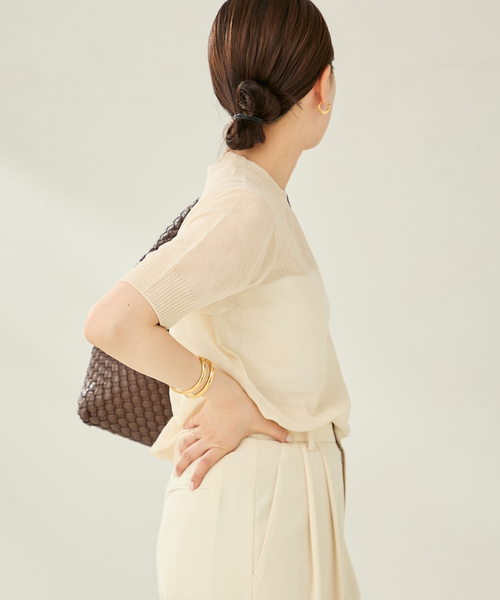 新品 plage プラージュ ニット ベージュ 値下げ待ちやめて下さい！ 吉祥寺店・買取入荷】2024 Plage Openwork Pattern ニット