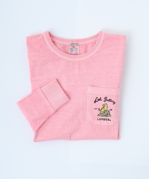 セール】ピグメント染めポケットロングTシャツ（Tシャツ/カットソー