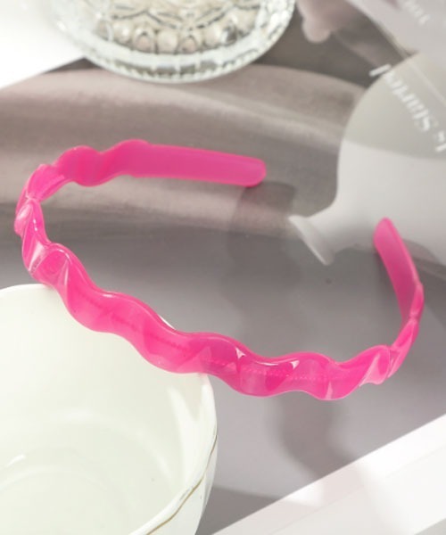 セール】【urge select】キャンディーカラー うねうね カチューシャ【9