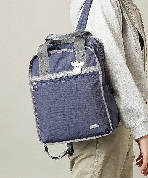 moz(モズ)の「【VASKA by moz】ヴェスカ リュック バックパック VZNS-03(バックパック/リュック・レディース・ブラック/グレー/グレイッシュブルー・ONE SIZE)」の3枚目の写真