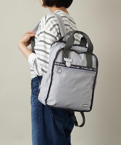 moz(モズ)の「【VASKA by moz】ヴェスカ リュック バックパック VZNS-03(バックパック/リュック・レディース・ブラック/グレー/グレイッシュブルー・ONE SIZE)」の5枚目の写真
