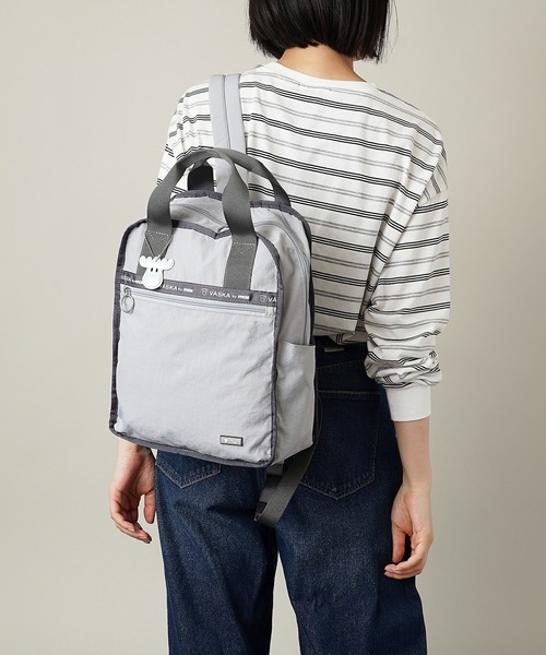moz(モズ)の「【VASKA by moz】ヴェスカ リュック バックパック VZNS-03(バックパック/リュック・レディース・ブラック/グレー/グレイッシュブルー・ONE SIZE)」の4枚目の写真