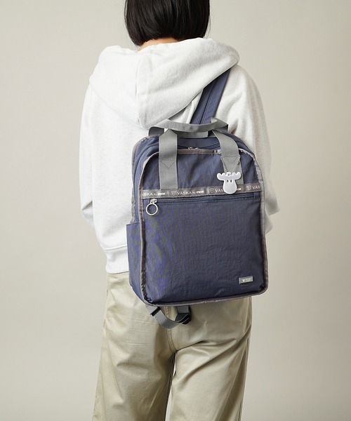 moz(モズ)の「【VASKA by moz】ヴェスカ リュック バックパック VZNS-03(バックパック/リュック・レディース・ブラック/グレー/グレイッシュブルー・ONE SIZE)」の7枚目の写真