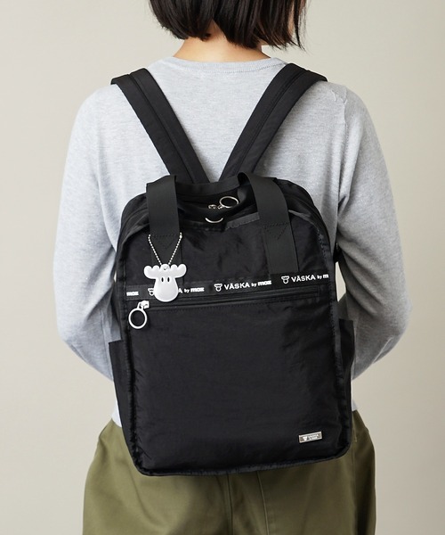 moz(モズ)の「【VASKA by moz】ヴェスカ リュック バックパック VZNS-03(バックパック/リュック・レディース・ブラック/グレー/グレイッシュブルー・ONE SIZE)」の8枚目の写真