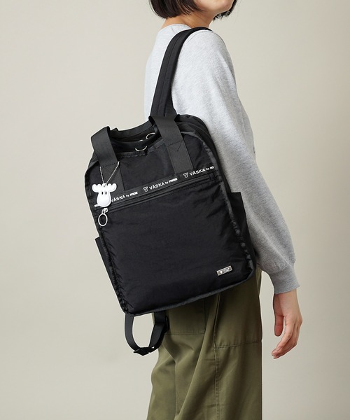moz(モズ)の「【VASKA by moz】ヴェスカ リュック バックパック VZNS-03(バックパック/リュック・レディース・ブラック/グレー/グレイッシュブルー・ONE SIZE)」の9枚目の写真