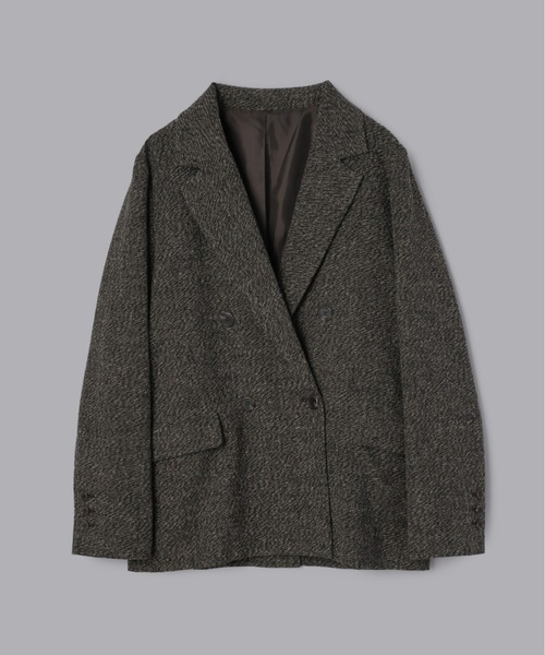 Olu.（オルドット）の「ツイードテーラードジャケット（テーラードジャケット・レディース・ブラック/ブラウン・FREE）」の13枚目の写真