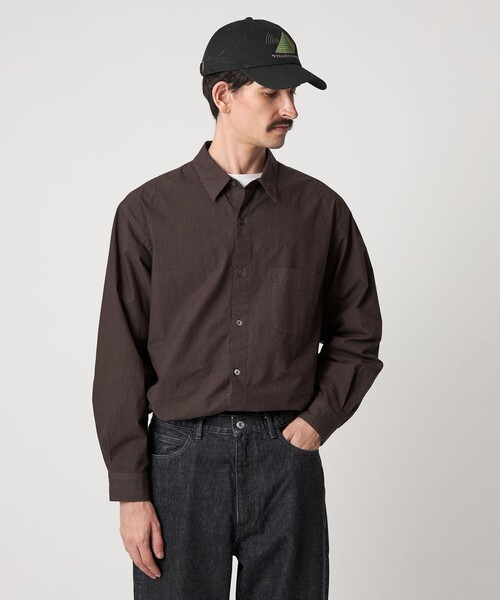 セール】＜Steven Alan＞ ガーメントダイ ポプリン レギュラーカラー