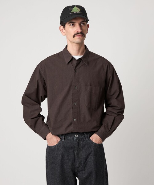 Steven Alan / ガーメントダイ ポプリン レギュラーカラー シャツ セール】＜Steven Alan＞ ガーメントダイ ポプリン レギュラーカラー